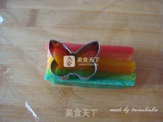 七彩蝴蝶饼干的做法步骤：17