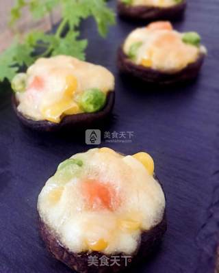 芝士焗香菇的做法步骤：5