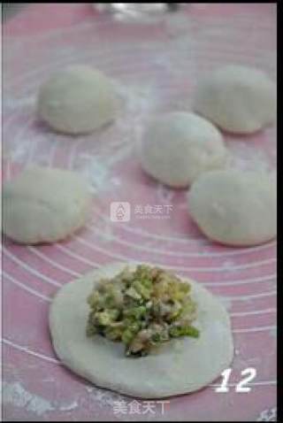 香菇白菜猪肉馅饼的做法步骤：5