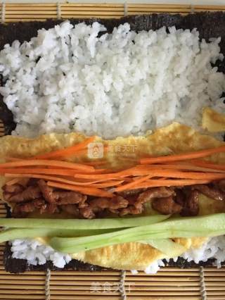 紫菜包饭的做法步骤：4