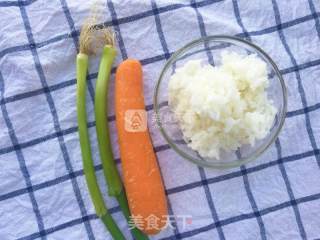 米饭胡萝卜丸——  剩饭的华丽变身的做法步骤：1