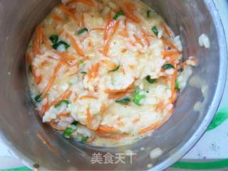 米饭胡萝卜丸——  剩饭的华丽变身的做法步骤：4