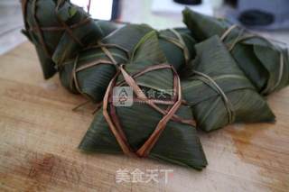 北方糯米红枣蜜豆粽的做法步骤：5