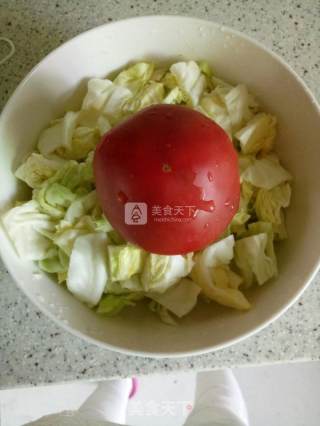 西红柿甘蓝的做法步骤：1