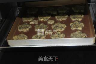 黑芝麻咸味饼干的做法步骤：9