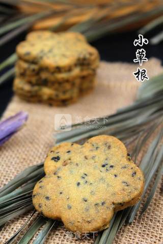 黑芝麻咸味饼干的做法步骤：11