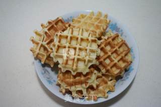 樱桃果酱华夫饼的做法步骤：12