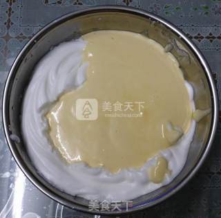 戚风蛋糕(空气炸锅版)的做法步骤：10