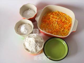 橙丝饼干的做法步骤：1