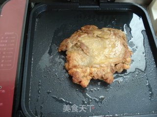 煎鸡排的做法步骤：7