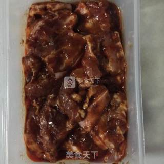 土豆片烤五花肉的做法步骤：3
