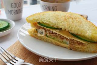 一键欧式三明治面包的做法步骤：7