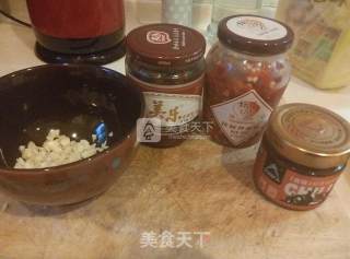 荷香剁椒鱿鱼虾的做法步骤：7