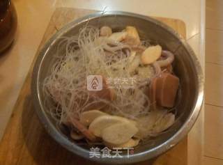 荷香剁椒鱿鱼虾的做法步骤：11
