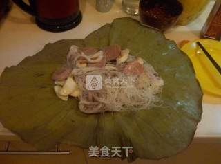 荷香剁椒鱿鱼虾的做法步骤：12