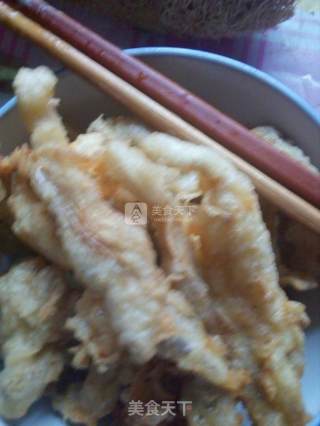脆皮毛菇的做法步骤：5