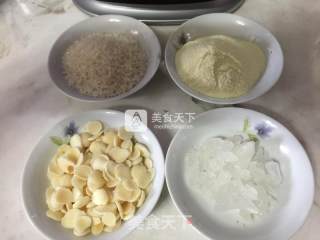 杏仁露的做法步骤：1