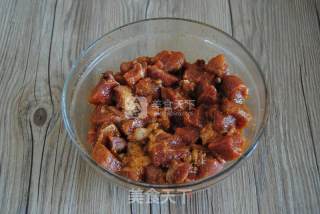 孜然牙签肉的做法步骤：3