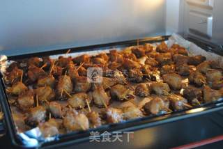 孜然牙签肉的做法步骤：6