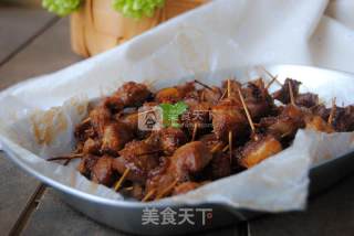 孜然牙签肉的做法步骤：7