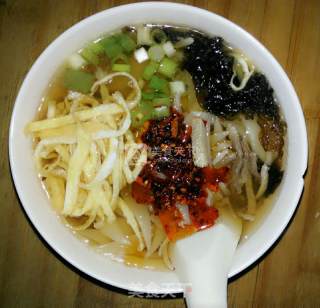 鸡丝碎面的做法步骤：10