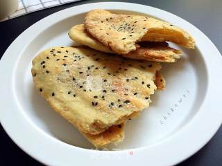 豆渣白糖芝麻烧饼的做法步骤：14