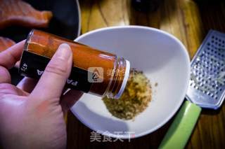 罗勒香蒜烤三文鱼的做法步骤：4