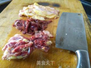 【泡椒鸡杂】的做法步骤：1
