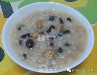 蕨麻花生粥的做法步骤：5