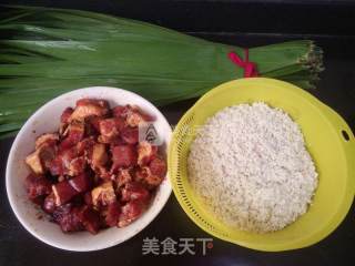 酱肉粽子的做法步骤：1