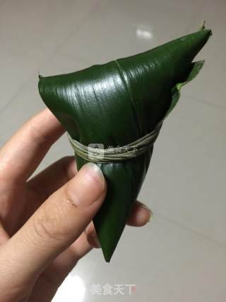 咸蛋黄粽的做法步骤：4