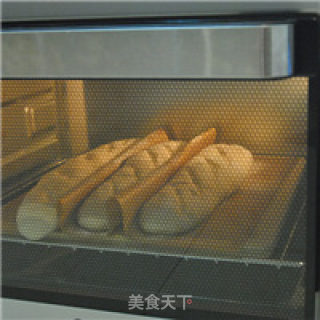 麦香法棍的做法步骤：4