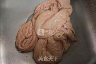 酸菜炒大肠（附清洗全过程）的做法步骤：6