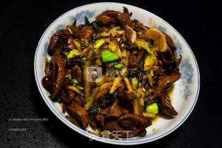 酸菜炒大肠（附清洗全过程）的做法步骤：15