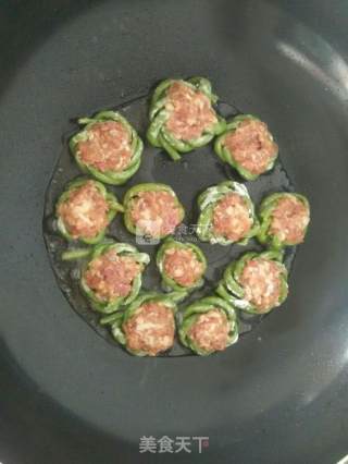 豇豆圈圈肉的做法步骤：6