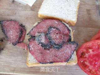 黑椒牛肉三明治的做法步骤：9