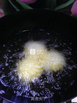 烫面红糖炸糕的做法步骤：13