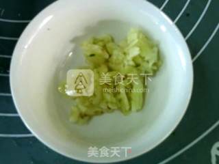 粉蒸蒲公英的做法步骤：3