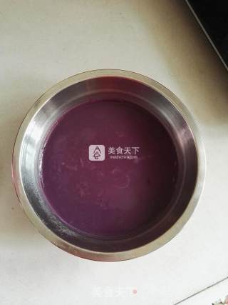 手擀紫薯面的做法步骤：5