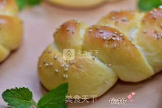 【牛奶麻花小面包】的做法步骤：15