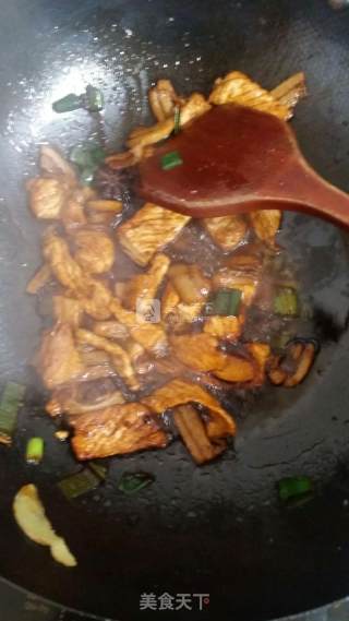 蒜苔炒肉的做法步骤：5