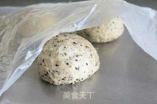 黑芝麻吐司（中种）的做法步骤：8