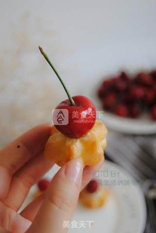 樱桃奶油泡芙的做法步骤：15