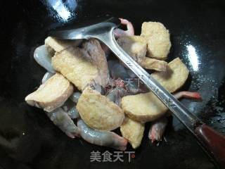 鲜虾烧小素鸡的做法步骤：5