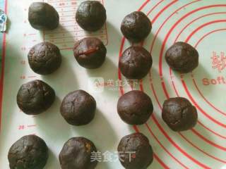 蛋黄酥的做法步骤：22