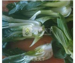 香菇油菜的做法步骤：2