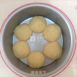 香橙花型面包的做法步骤：8