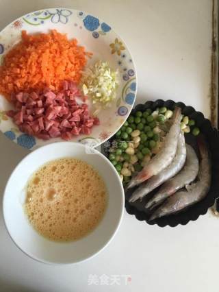 爱心????炒饭的做法步骤：1