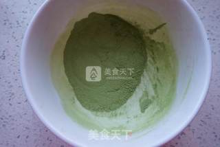 抹茶蛋白糖的做法步骤：2