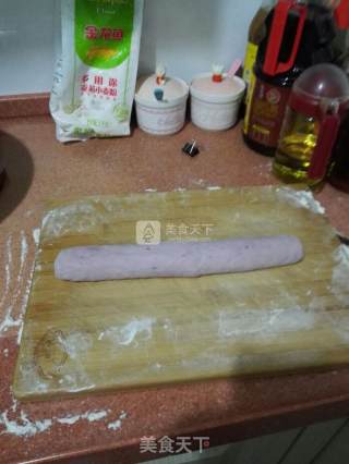 红薯，紫薯，菠菜馒头的做法步骤：6